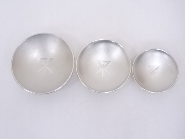 道具 ] - 道具 錫製三ツ盃・盃台セット（296g） | ネットショップ圭